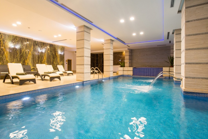Hotel Pools inside view Hotel Pools inside view