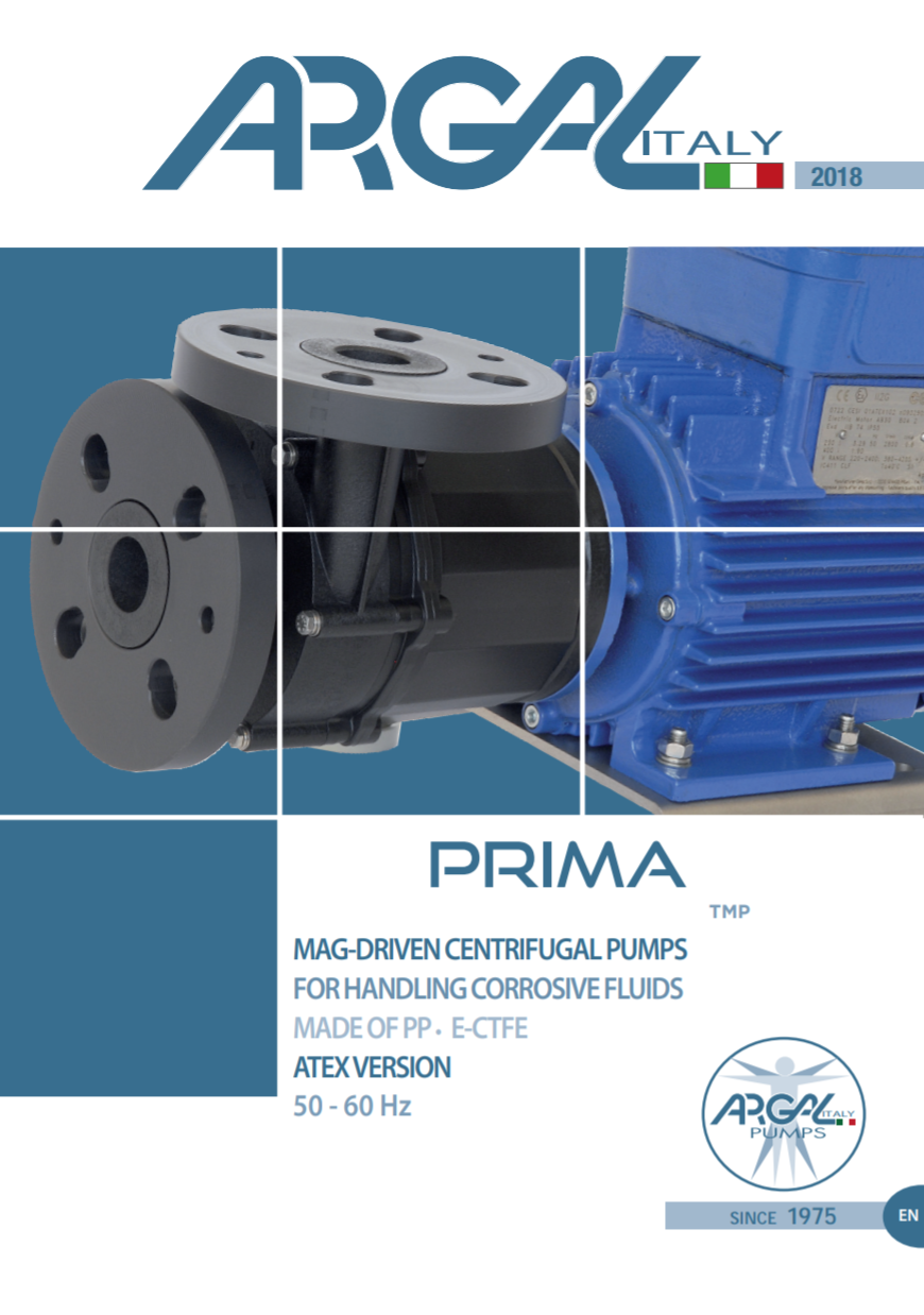 Mag Drive Centrifugal Pumps - ARGAL TMR